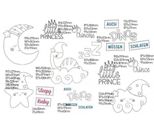 Stickserie - Sleeping Dino Friends